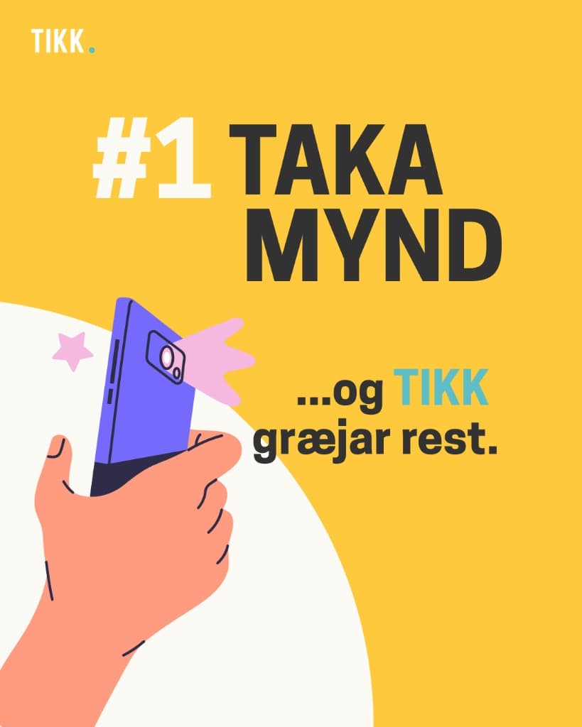 Taka mynd og Tikk græjar rest