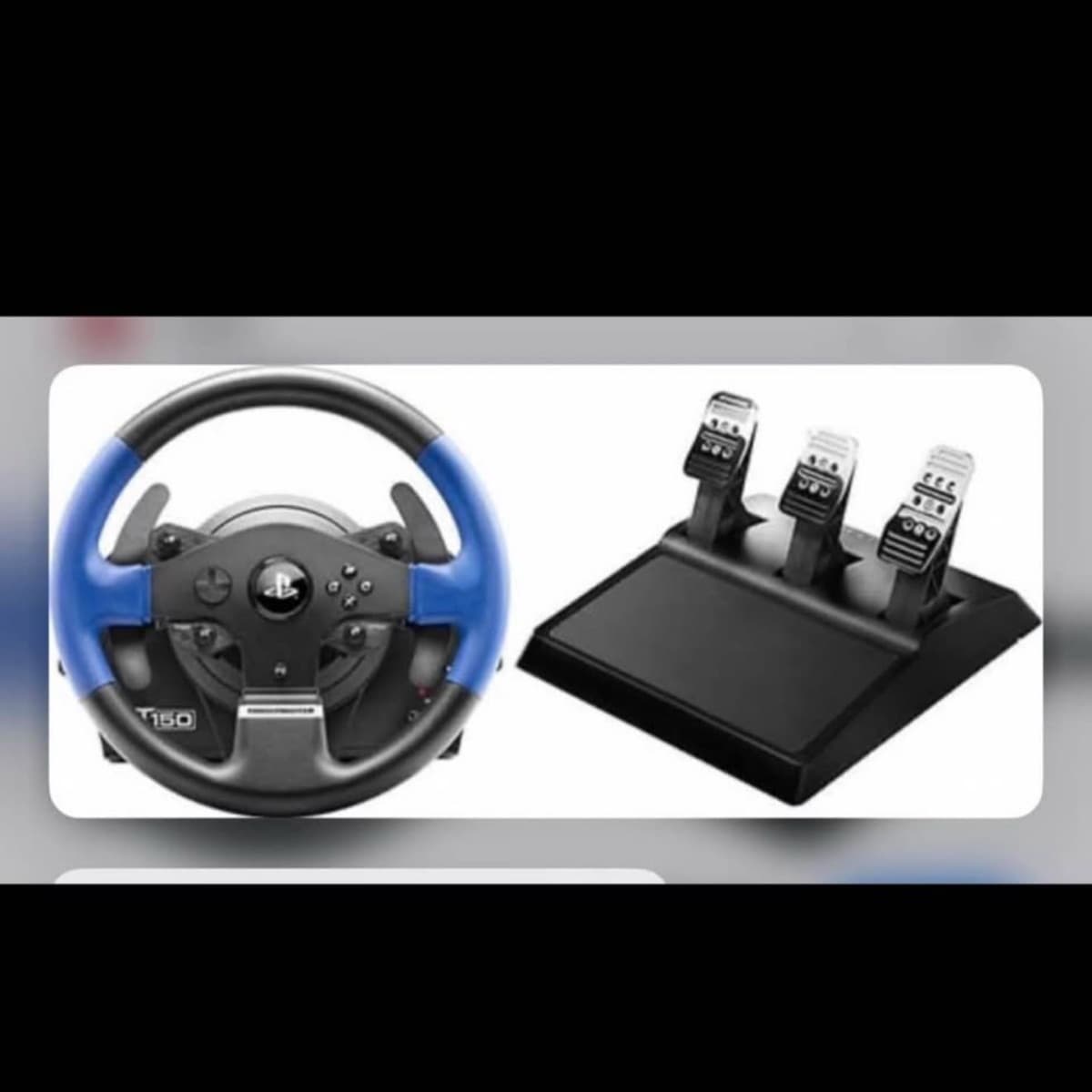 Thrustmaster T150 stýri og fetlar