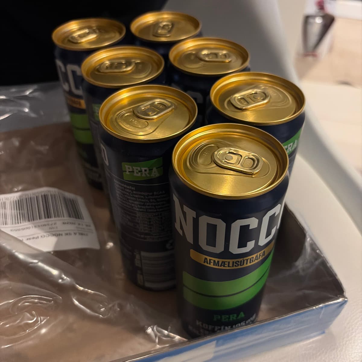 NOCCO Pera, 7 dósir