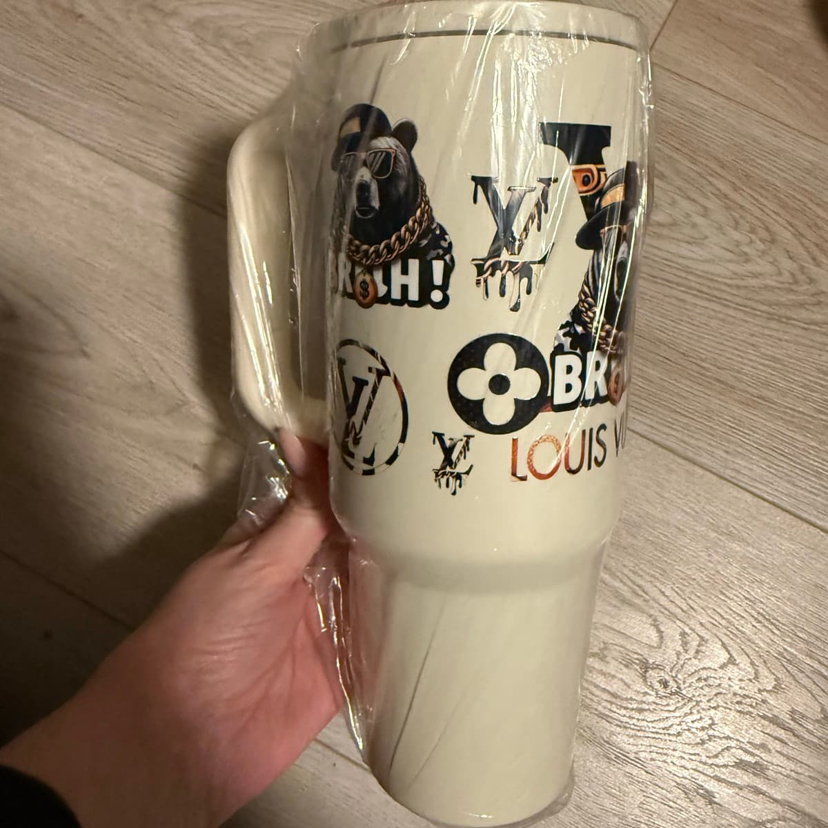 Stór brúsi með handfangi