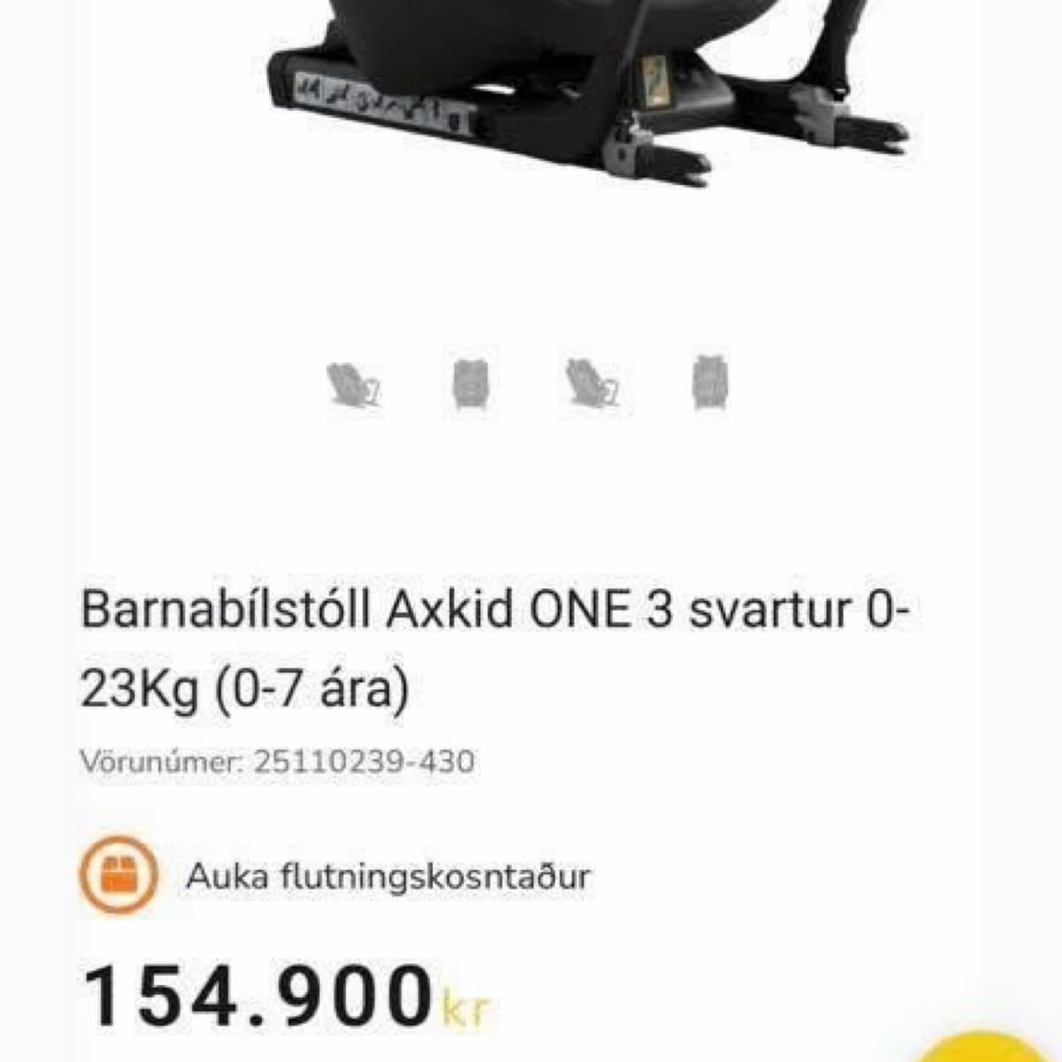 Axkid ONE 3 barnabílstóll