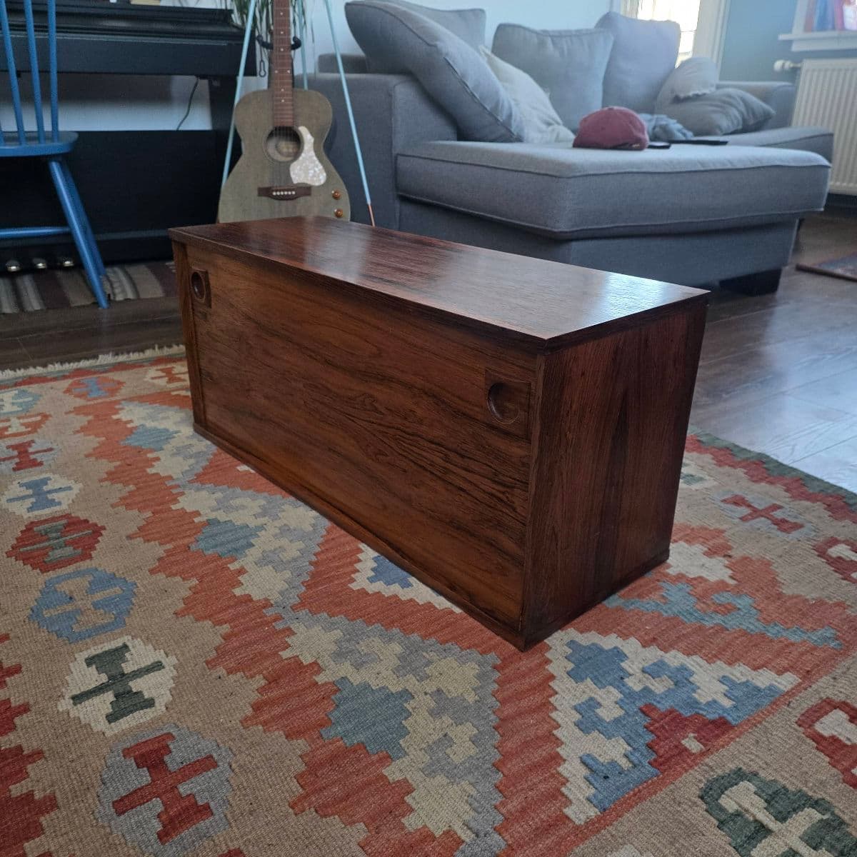 1960s Danish Rosewood Media Cabinet