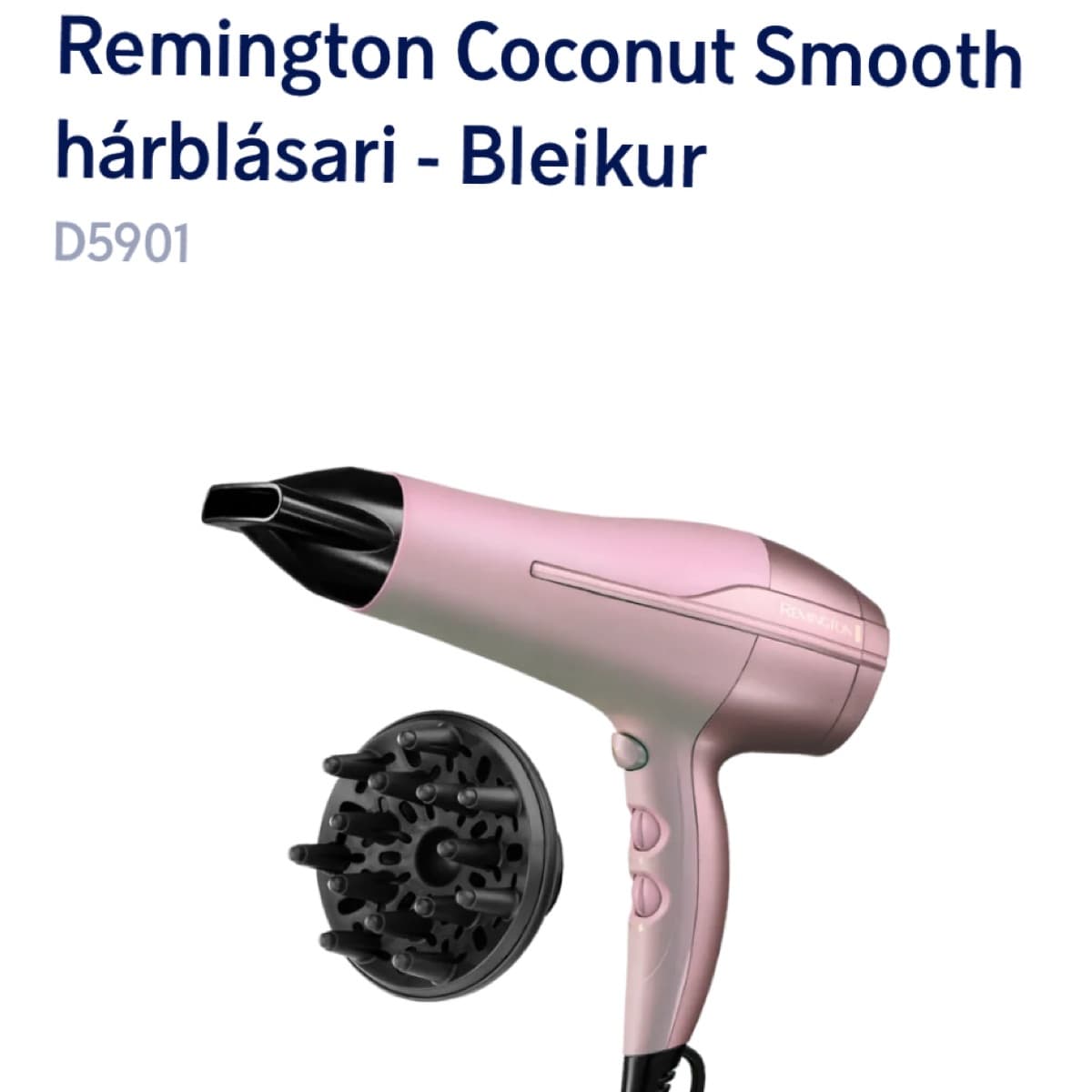 Remington Coconut Smooth hárblásari