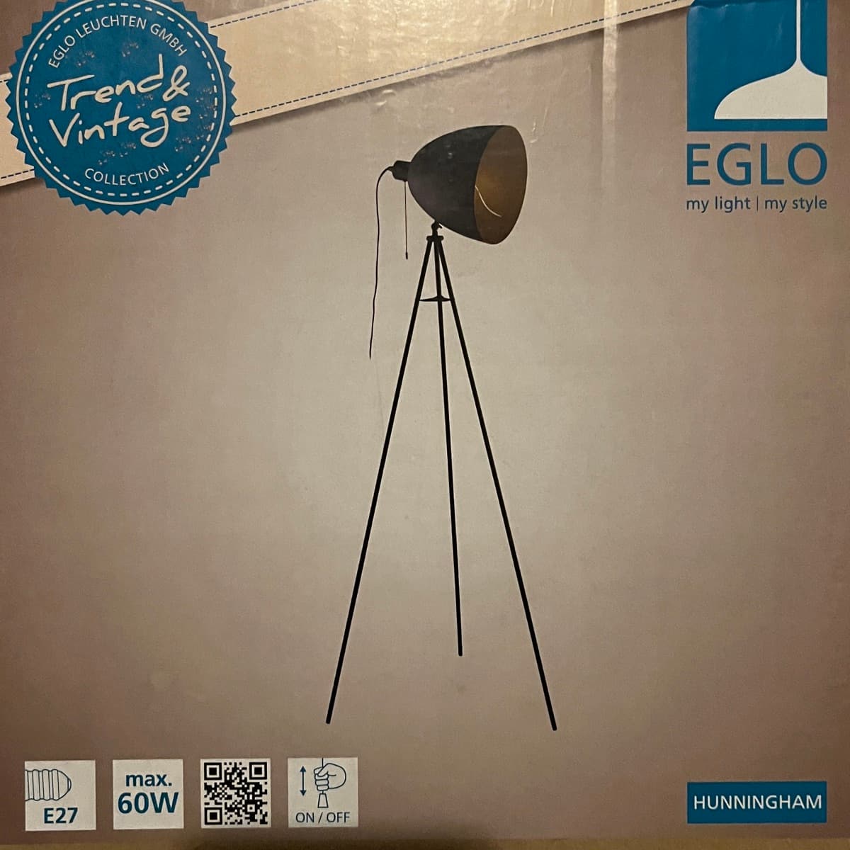Eglo Hunningham gólflampi