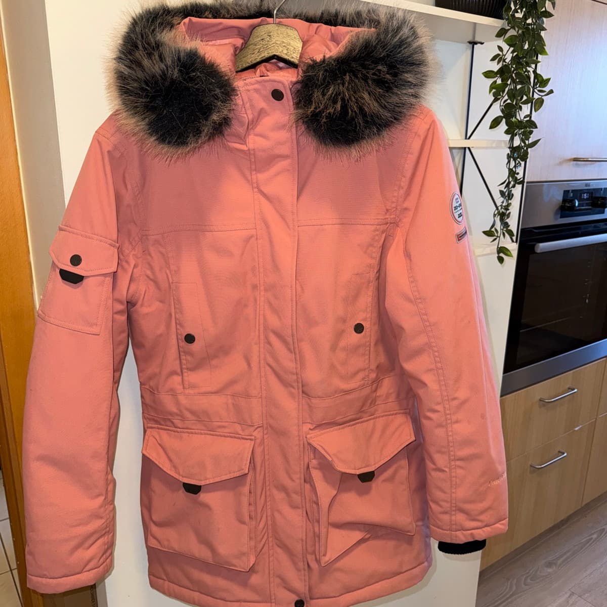 Klaki parka úlpa stærð XS