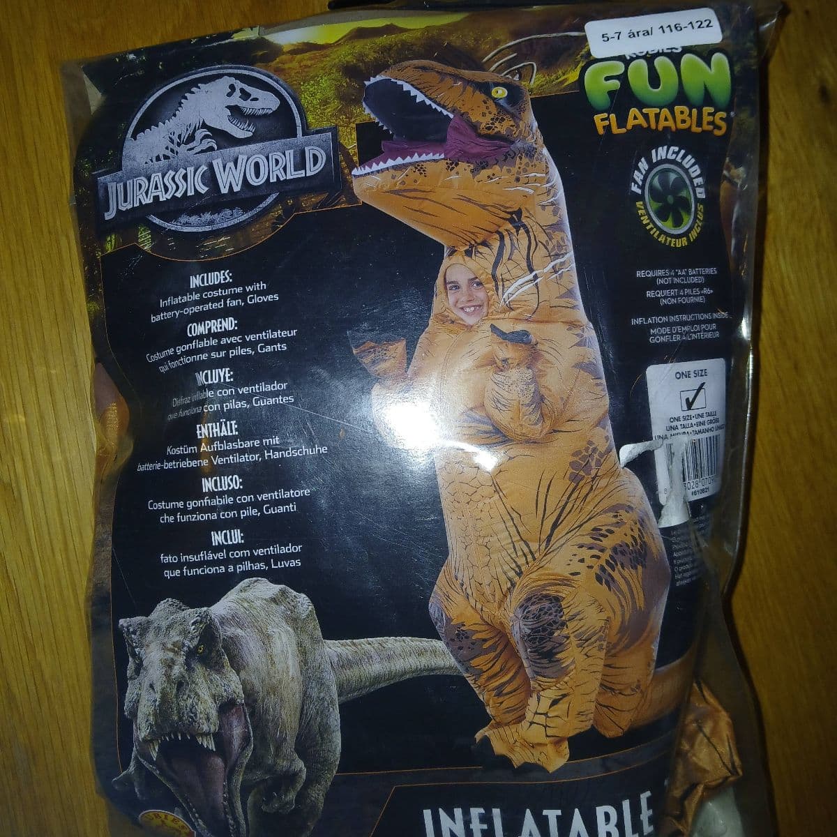 Jurassic World risaeðlubúningur