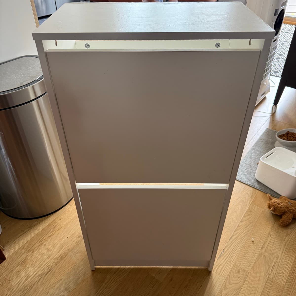 IKEA BISSA skóskápur og Gourmia air fryer