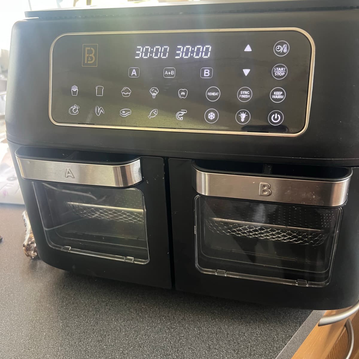 F&B Airfryer ofn með tveimur hólfum