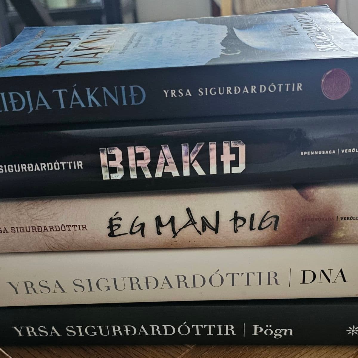 Bækur eftir Yrsu Sigurðardóttur
