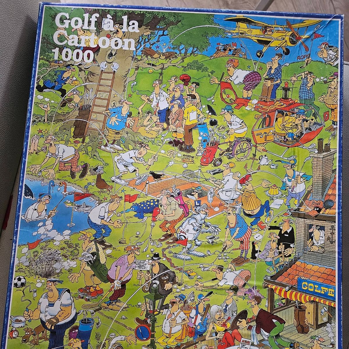 Golf à la Cartoon púsl