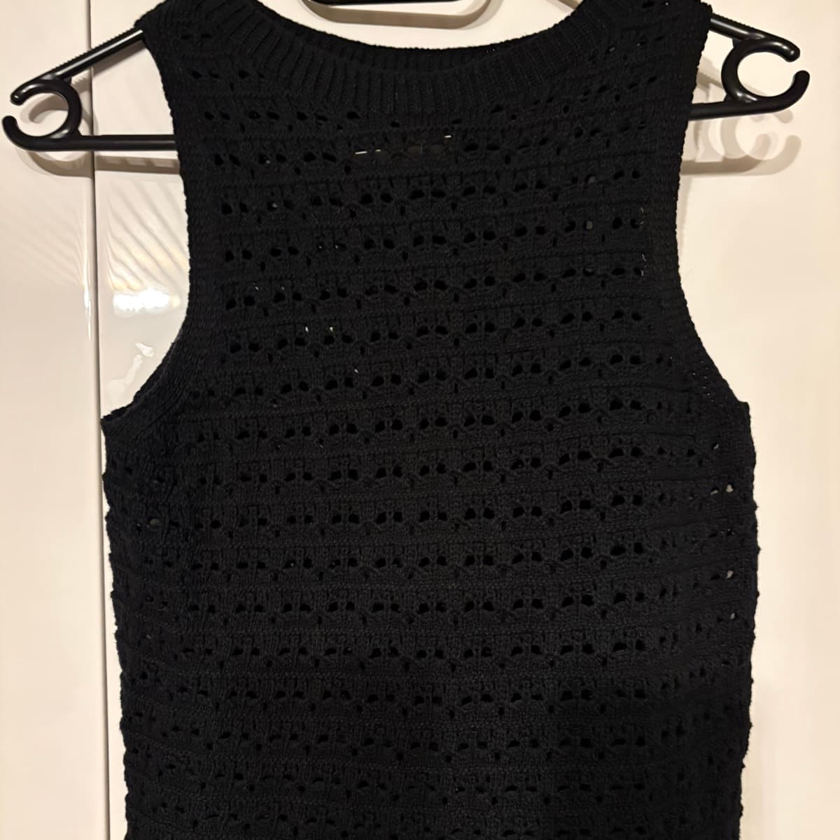 Topshop heklaður toppur