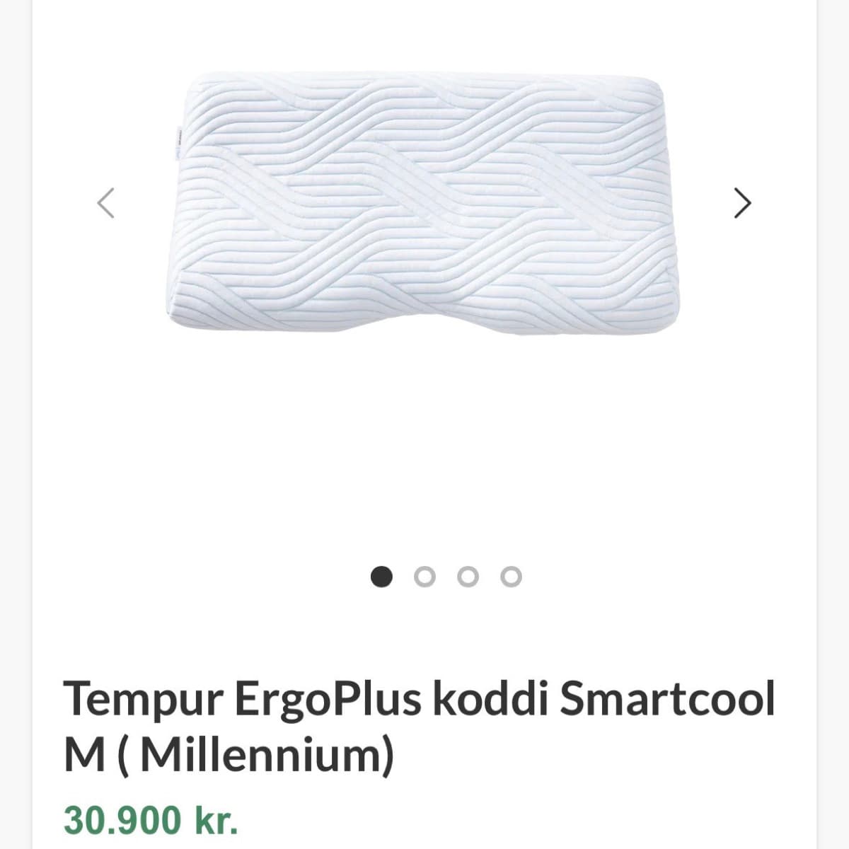 Tempur ErgoPlus Millennium Smartcool koddi