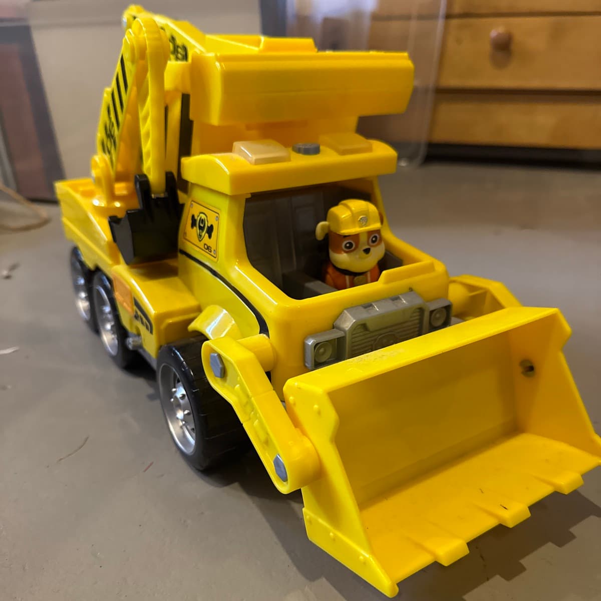 Paw Patrol vinnuvél með Rubble