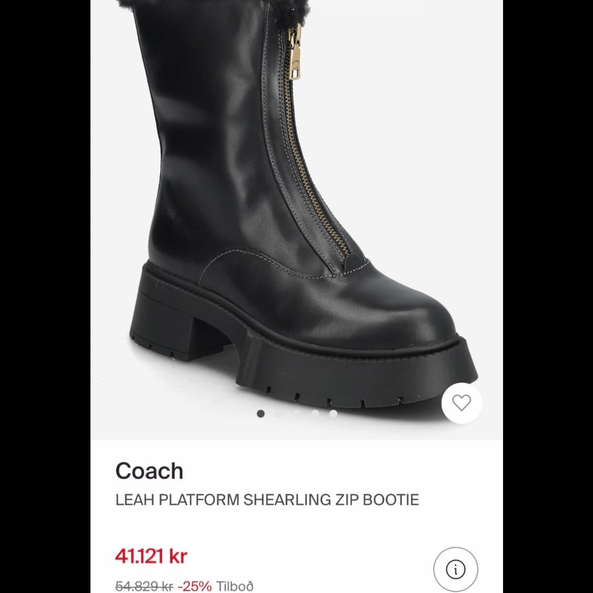 Coach Leah platform skór, st.39,5