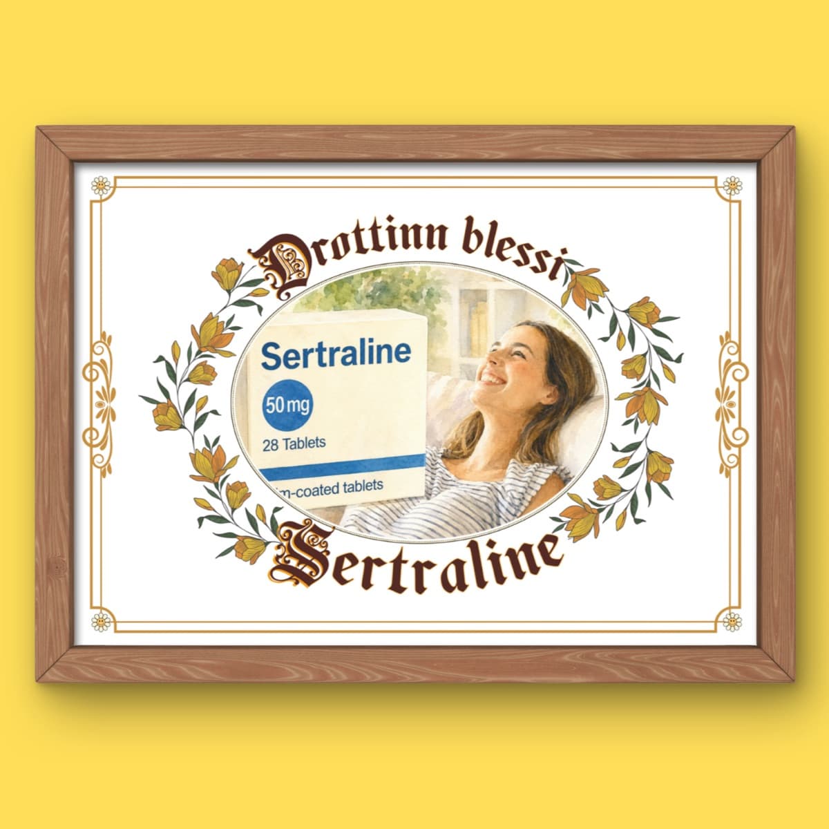 Drottinn blessi Sertraline - A3 og A4
