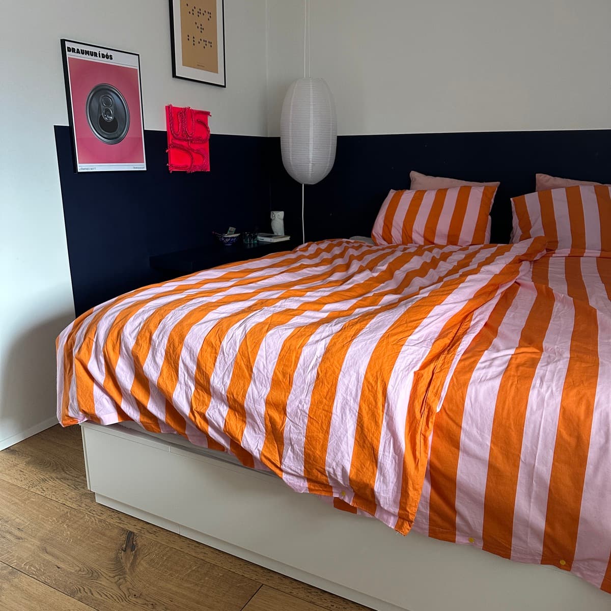 IKEA Nordli rúmgrind með dýnu