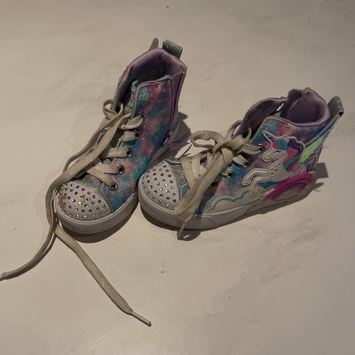 Sketchers Glimmerskór með einhyrningi