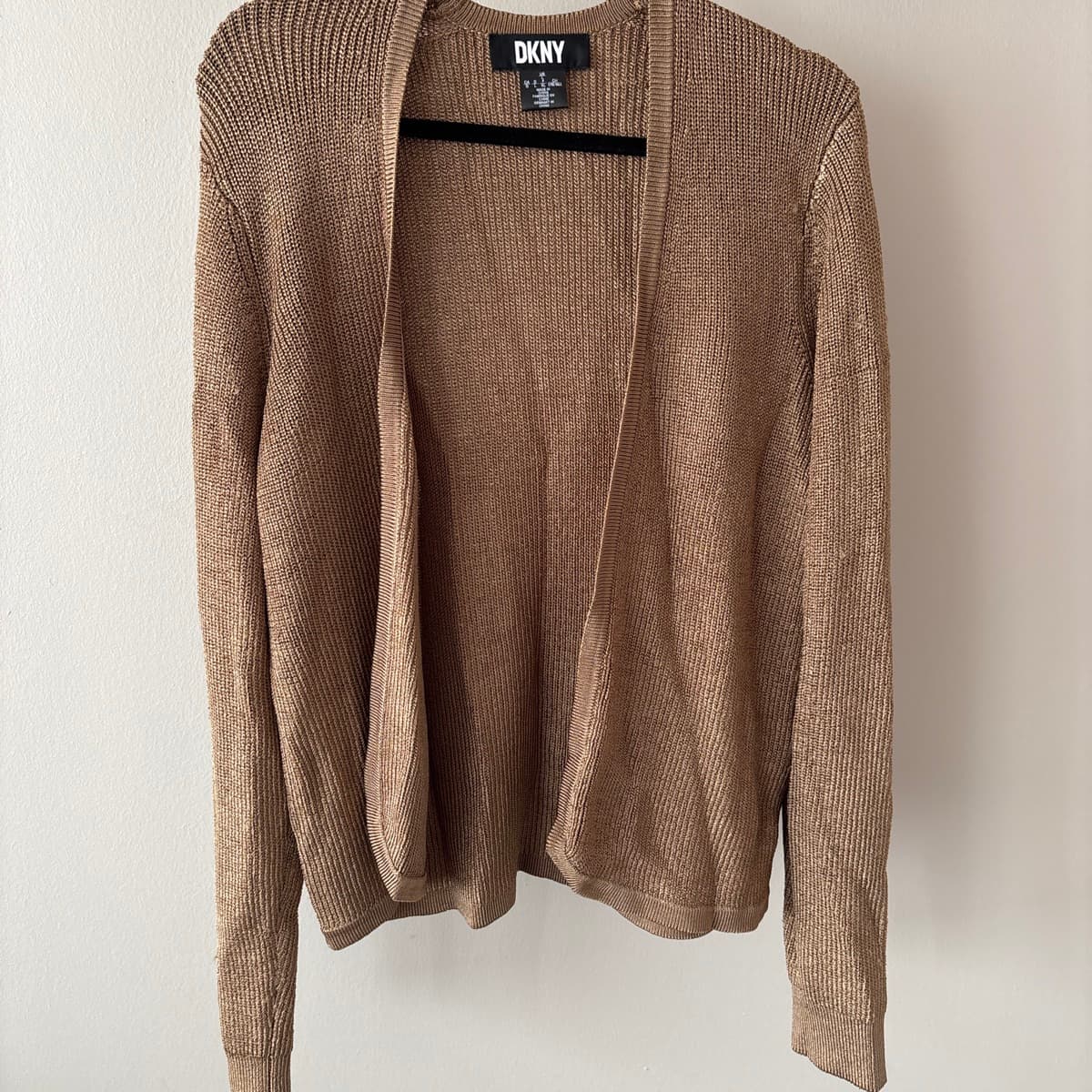 DKNY gullbrún peysa