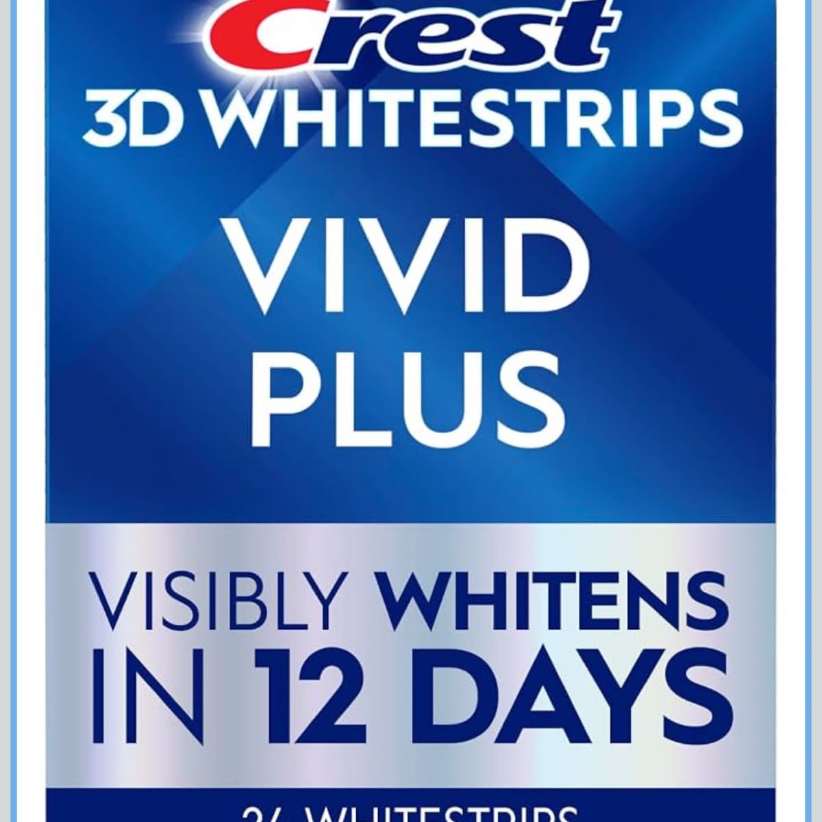 Crest 3D Whitestrips Vivid Plus