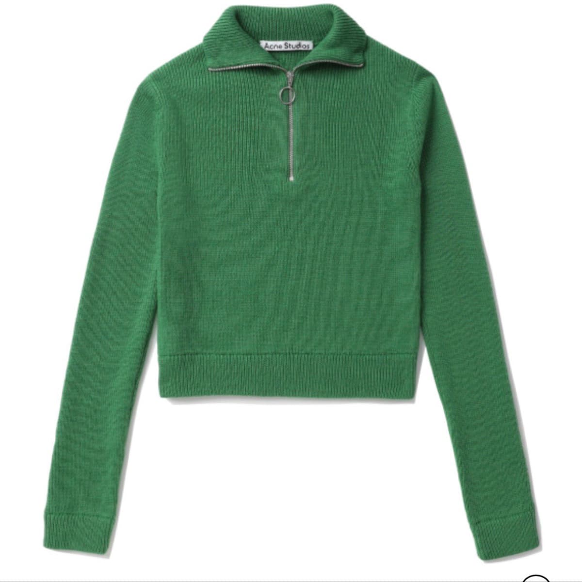 Acne Studios hálfrennd peysa