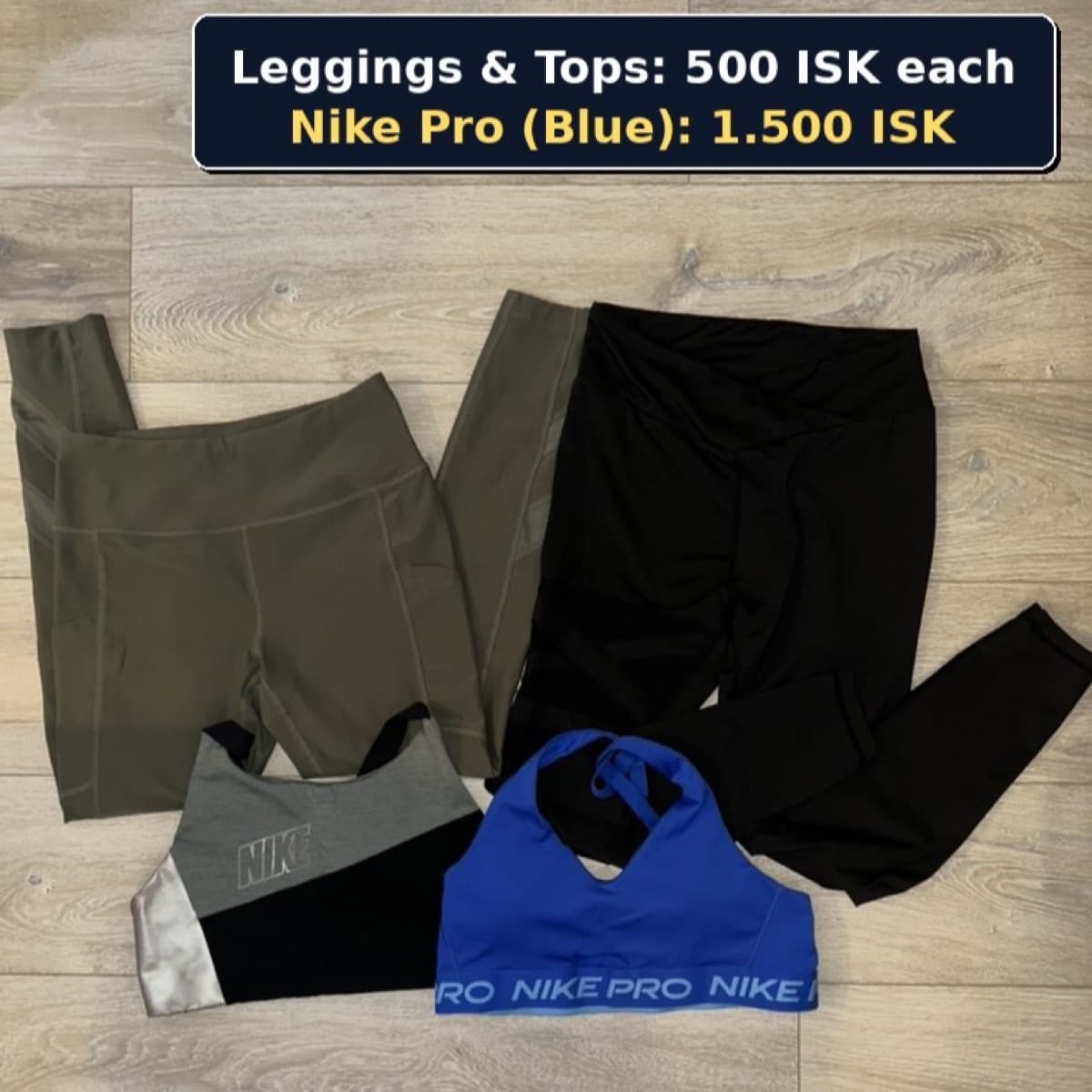 Nike Pro og annar æfingafatnaður