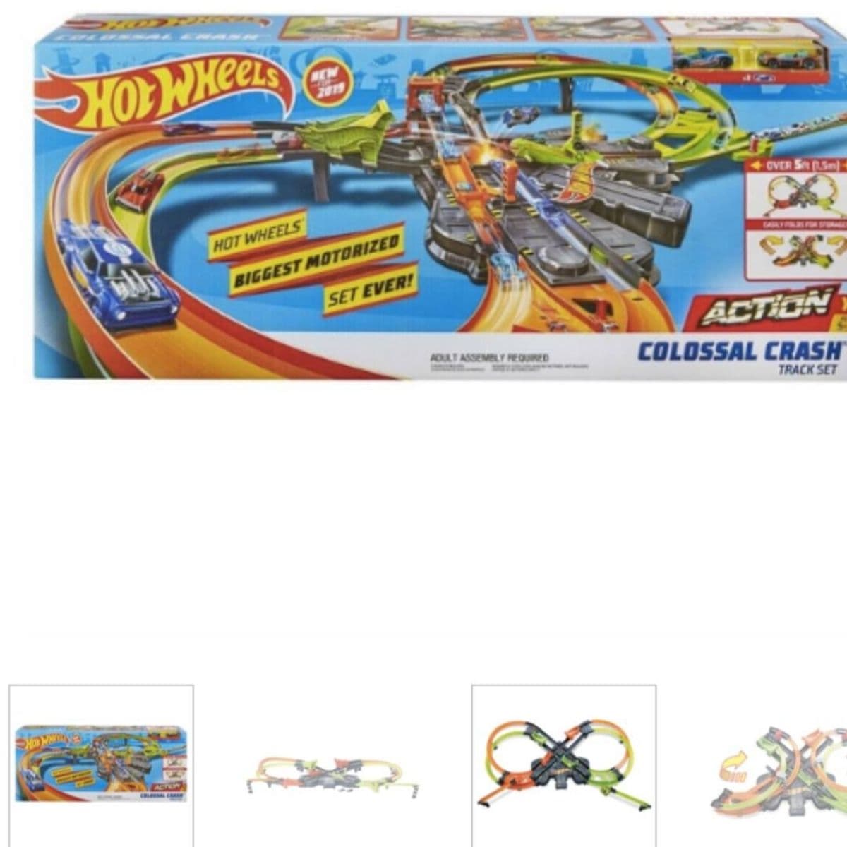 Hot Wheels Colossal Crash bílabraut
