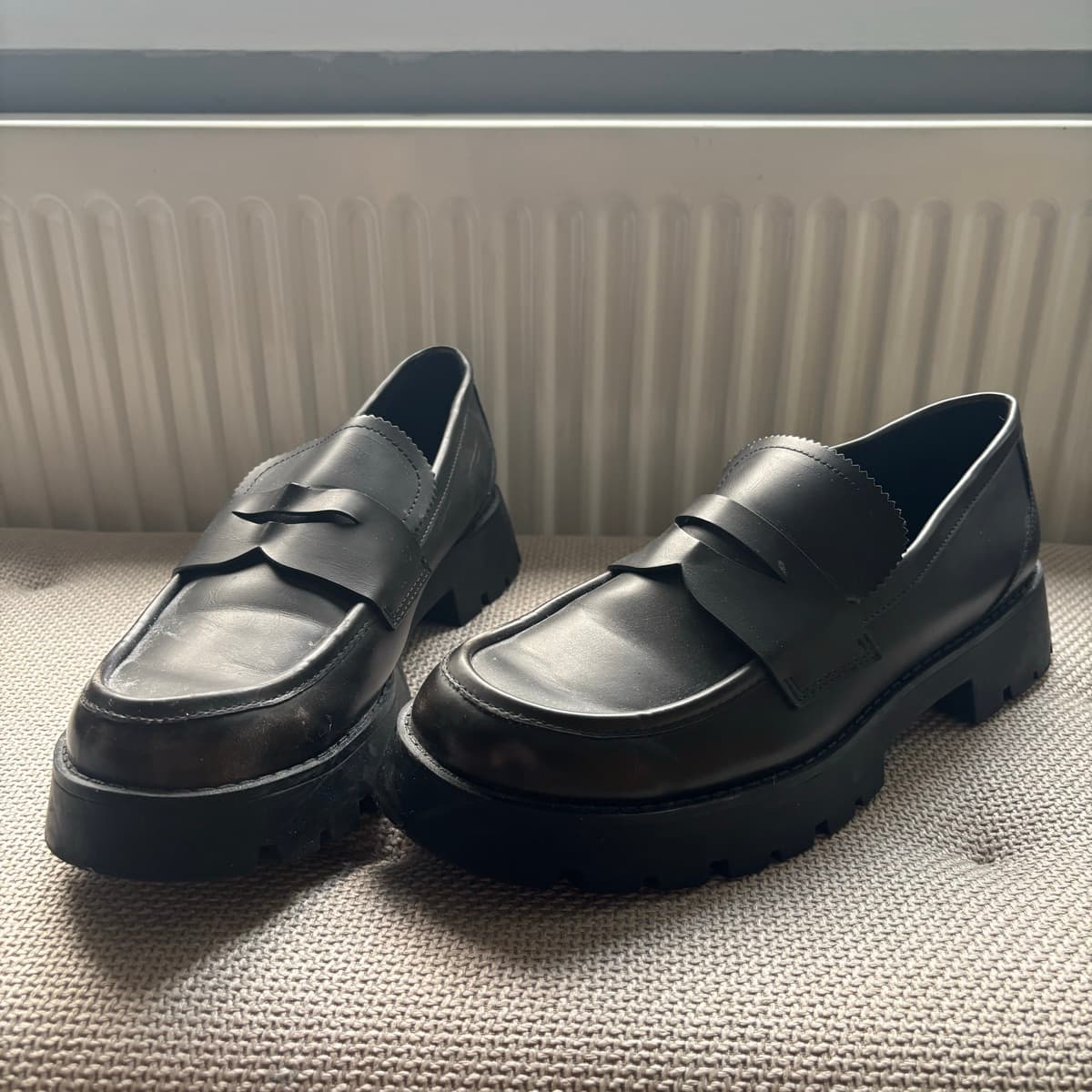 Loafers með grófum sóla