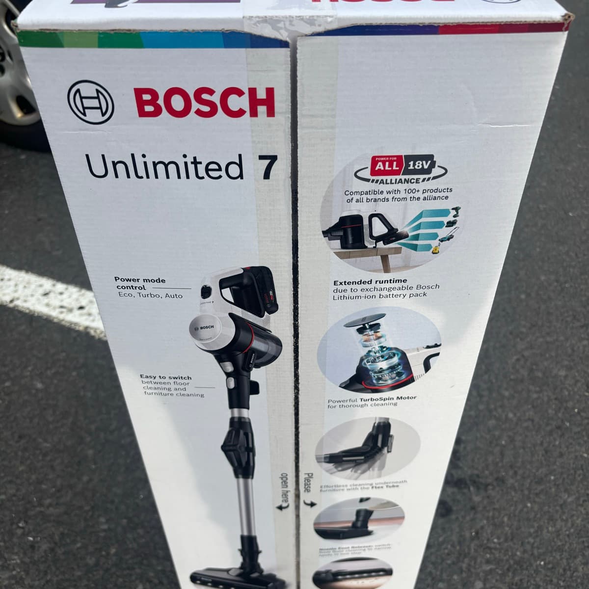 Bosch Unlimited 7 þráðlaus ryksuga