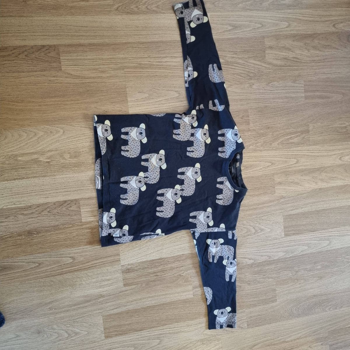 Lindex svartur kóala-bolur