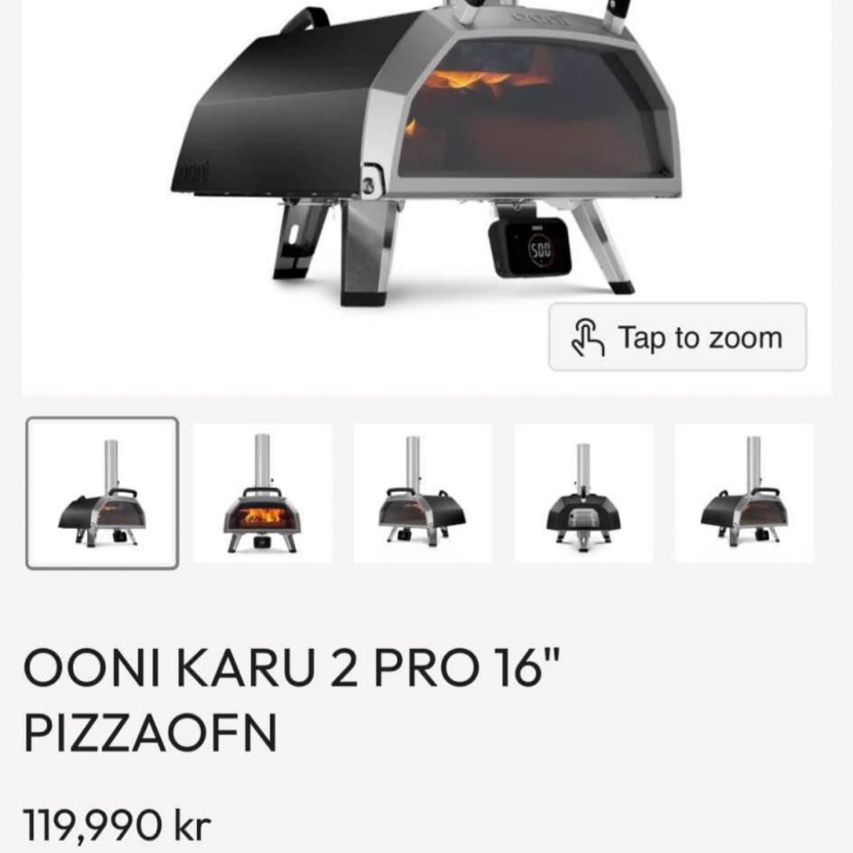Ooni Karu 2 Pro 16" Pizzaofn