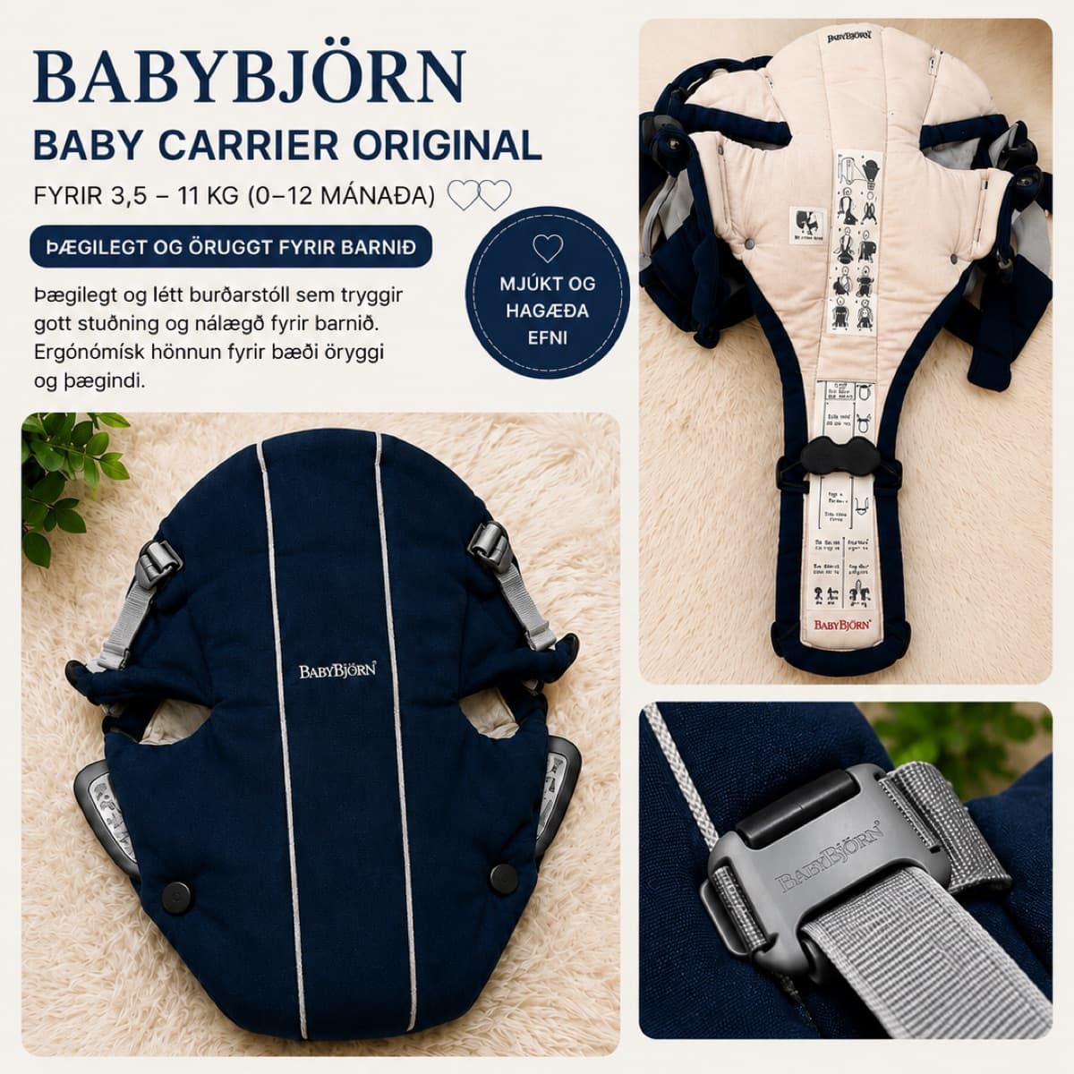 BabyBjörn Original burðarpoki