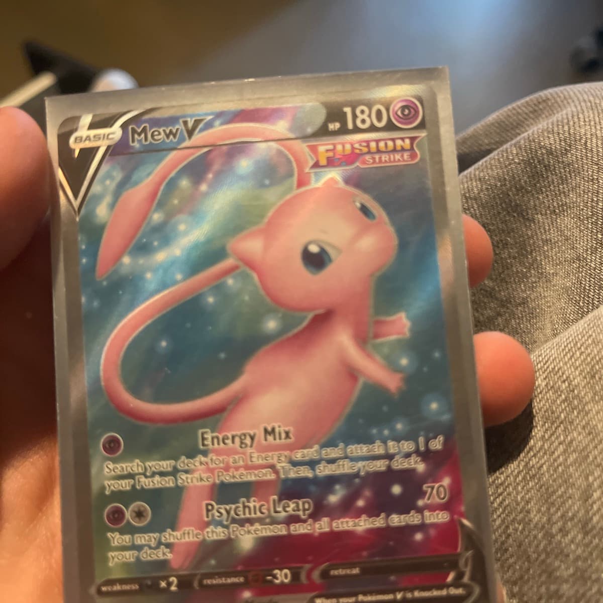 Mew V Pokémon spil