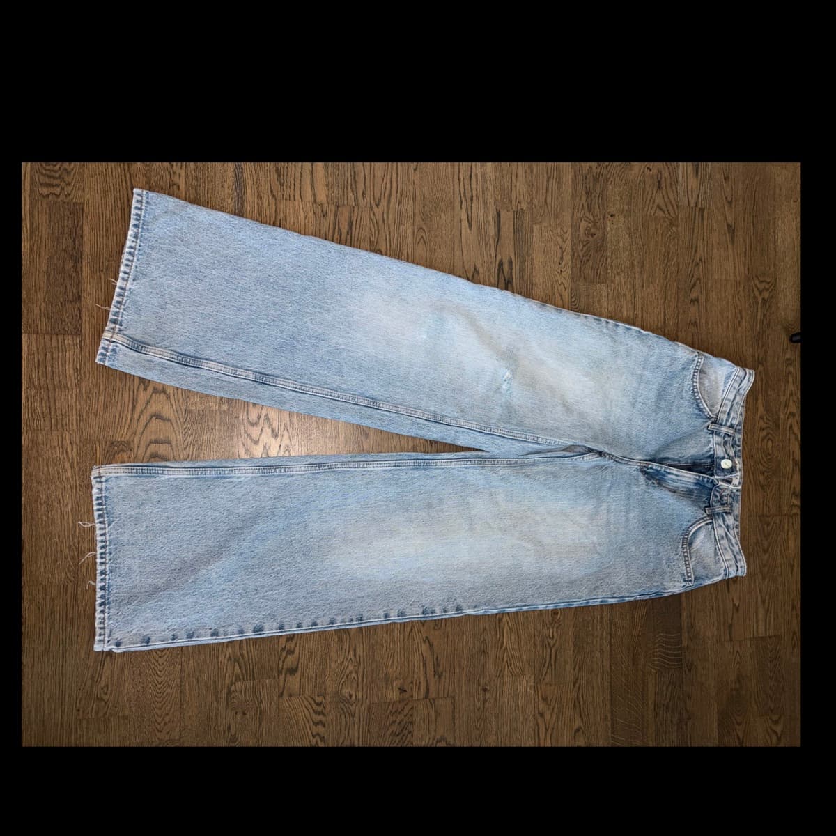Pull&Bear víðar gallabuxur