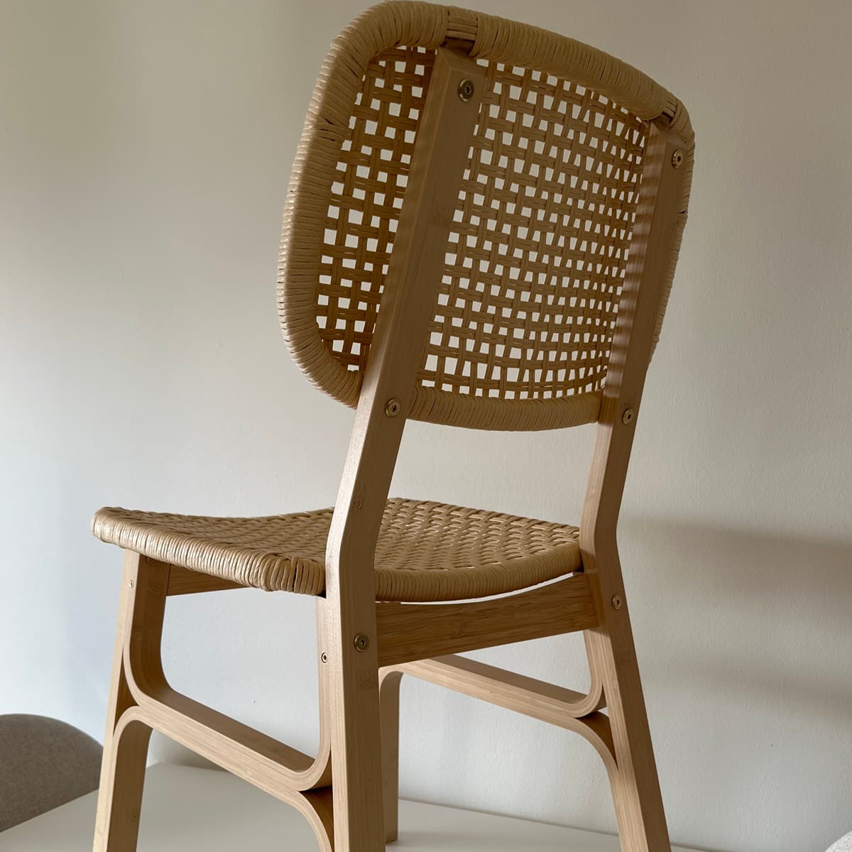 IKEA VOXLÖV Stóll ljós bambus