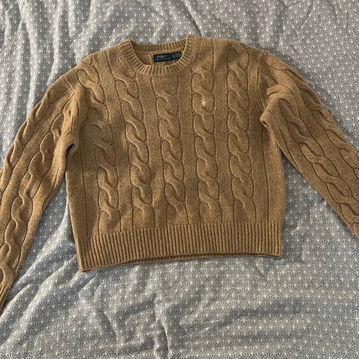 Polo Ralph Lauren kaðlaprjónuð peysa