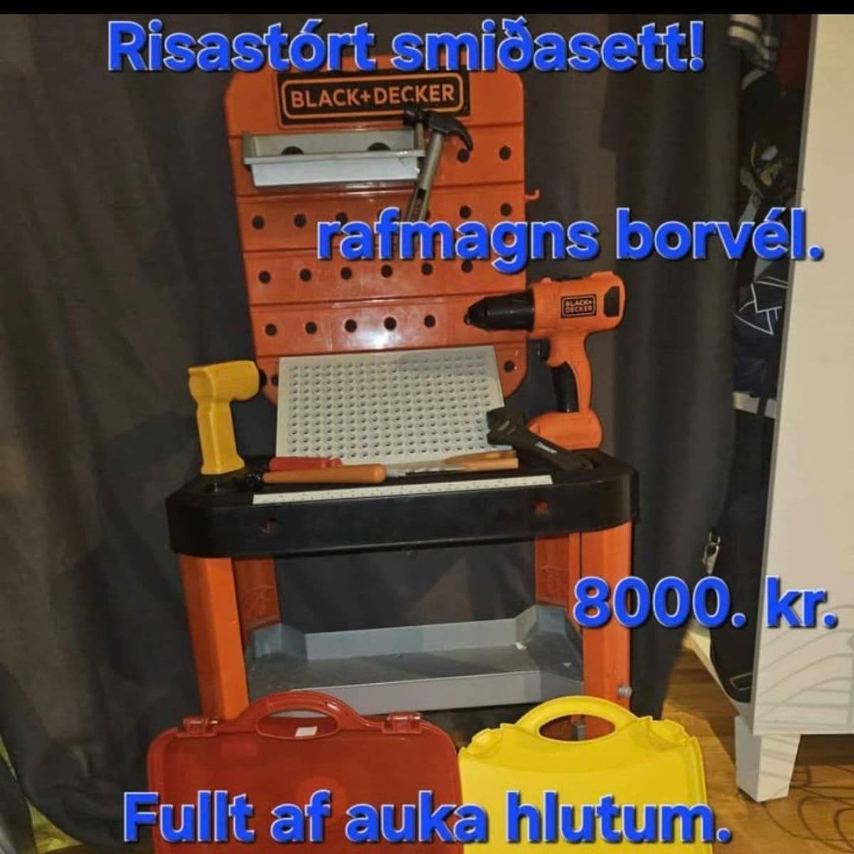 Black+Decker smíðasett