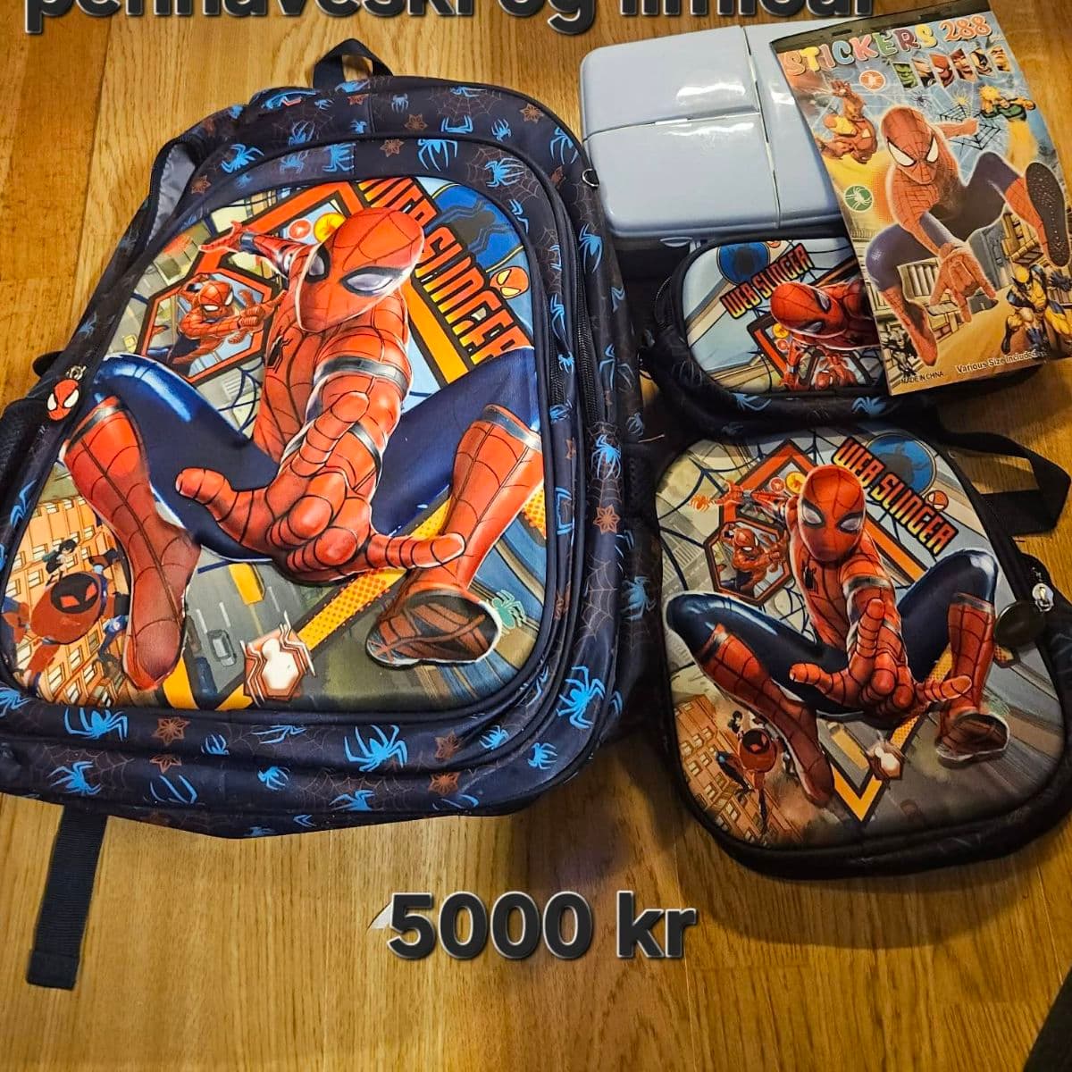 Spider-Man skólasett