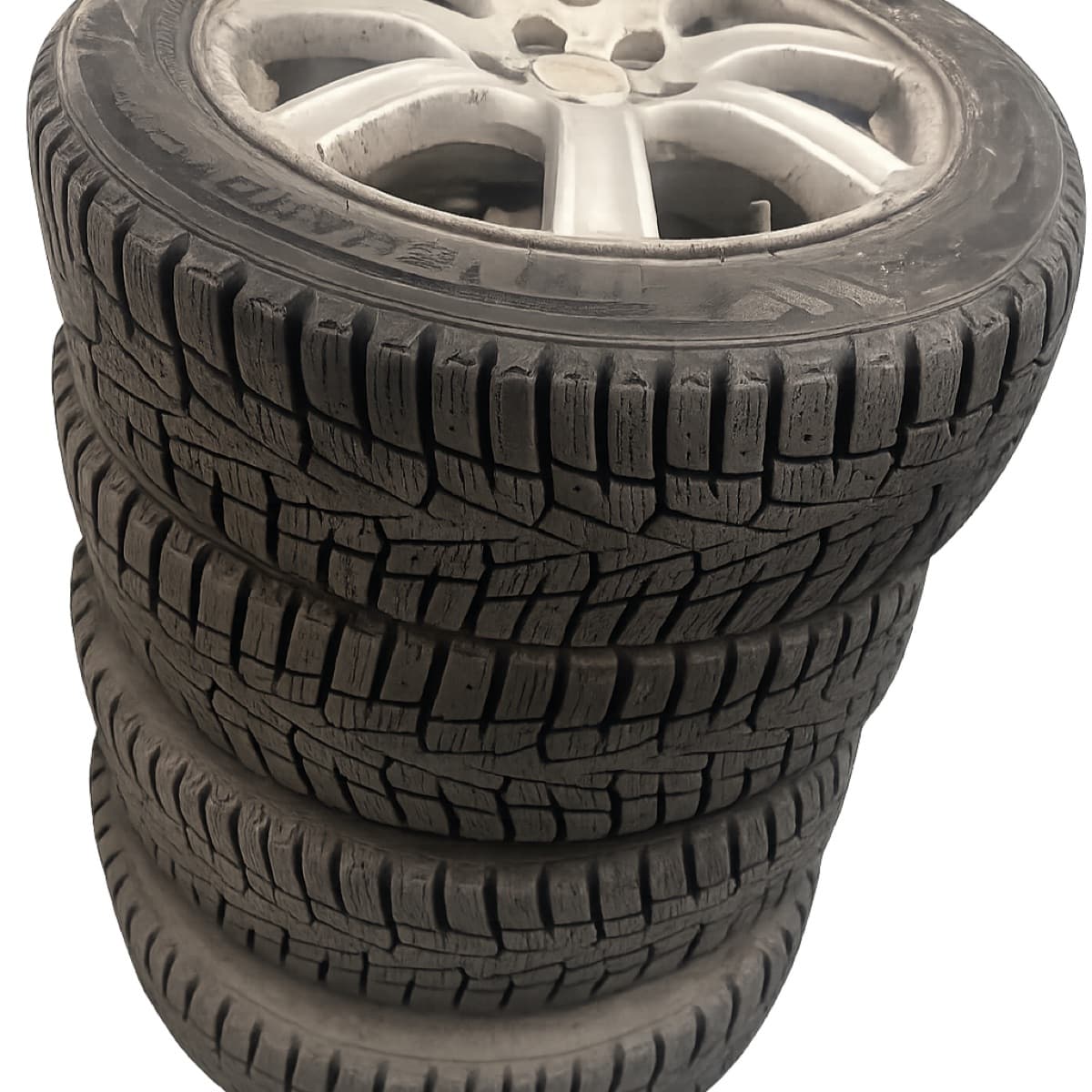 Subaru álfelgur með vetrardekkjum 205/55R16