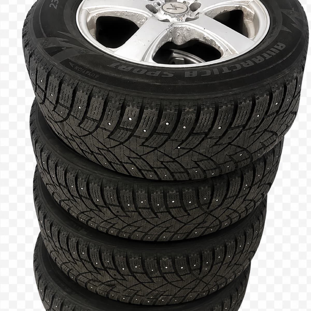 17 álfelgur með vetrardekkjum 235/65R17