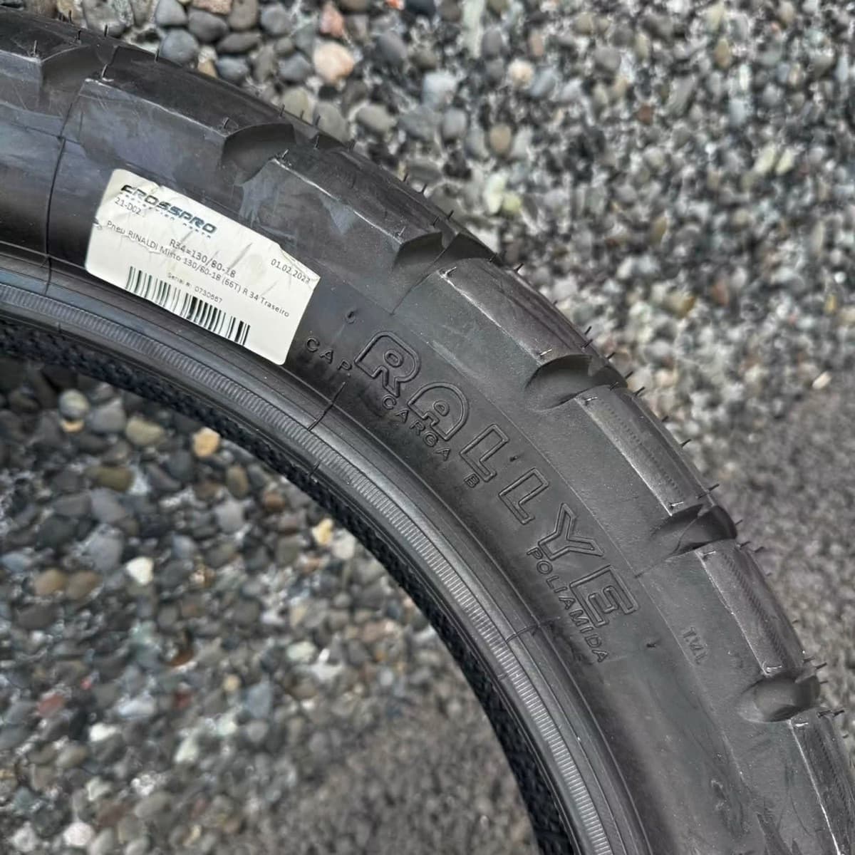 NÝTT Rinaldi Rallye mótorhjóladekk 130/80-18