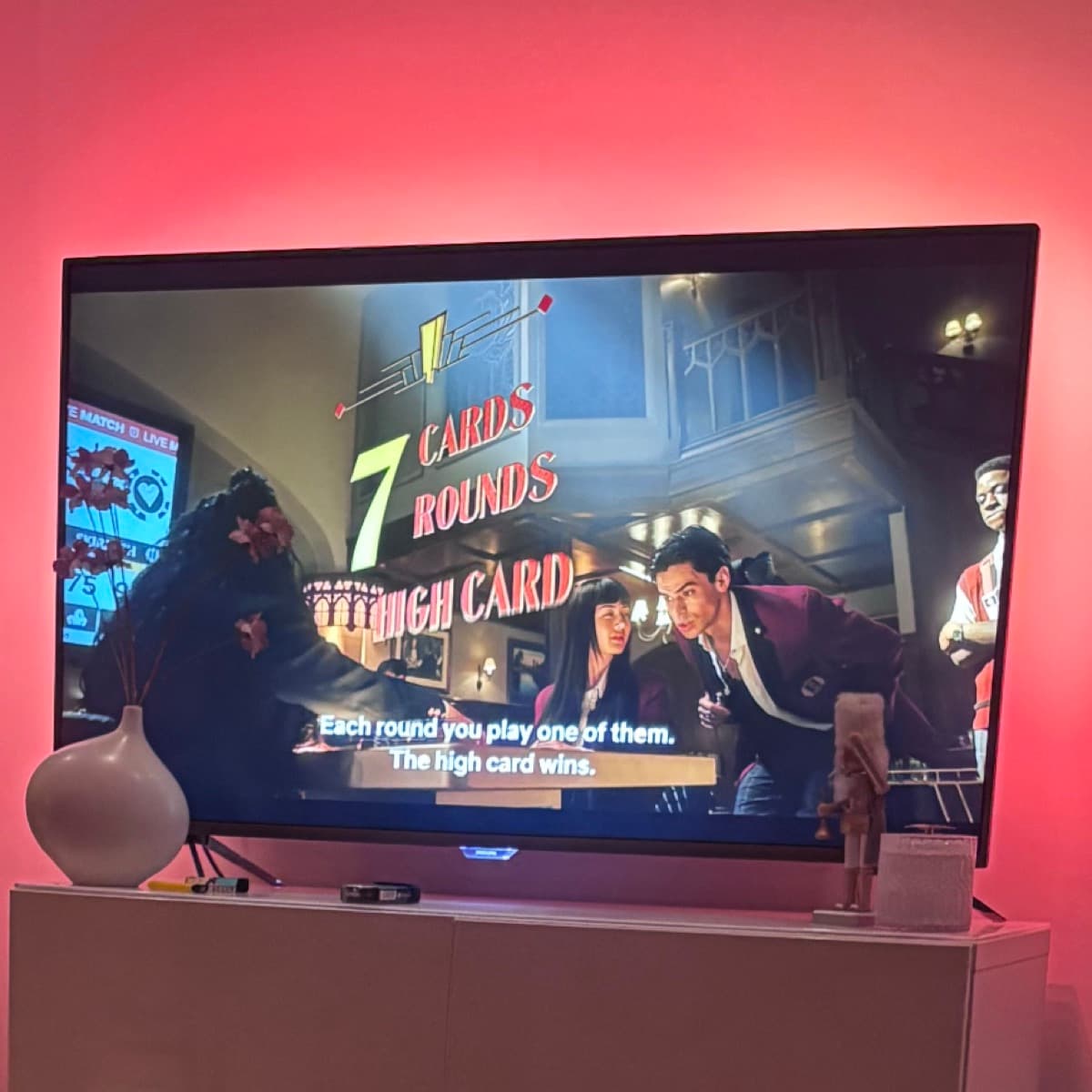 55" smart sjónvarp Phillips Qled amblight