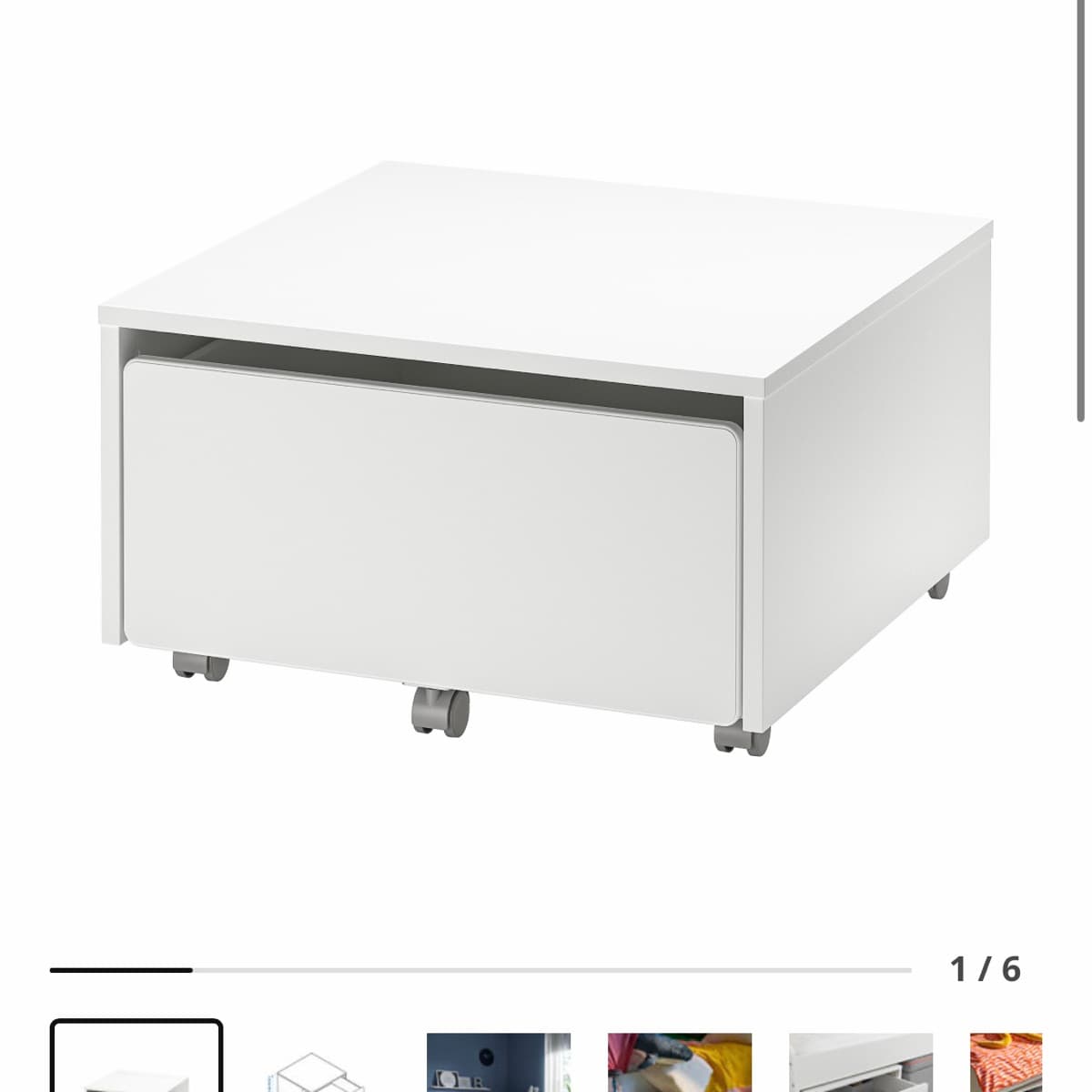 3x Geymslubekkur á hjólum