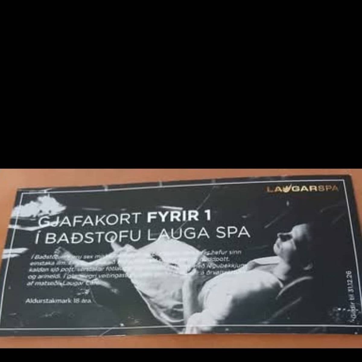 Gjafakort í Laugar Spa