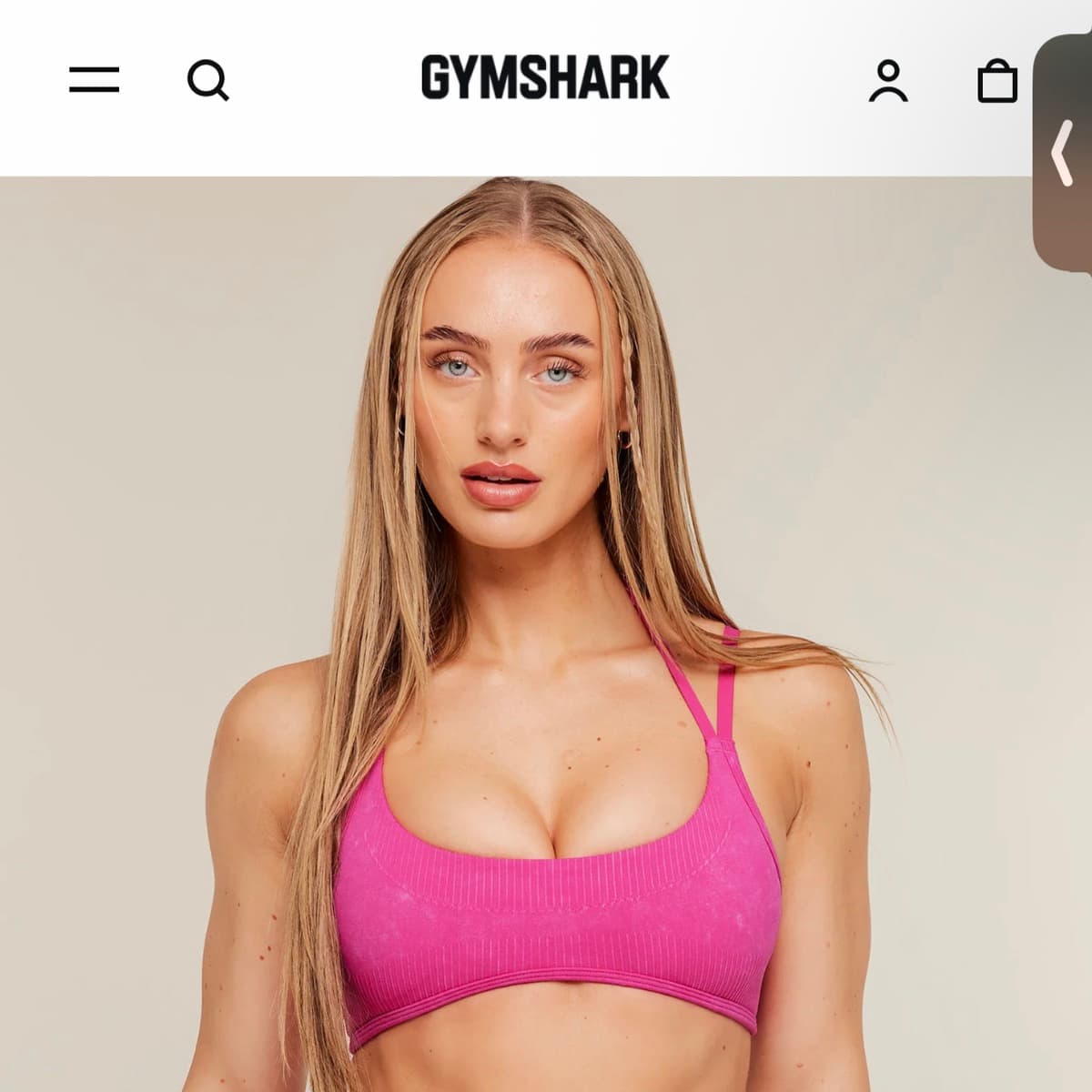 Gymshark x Bratz íþróttatoppur