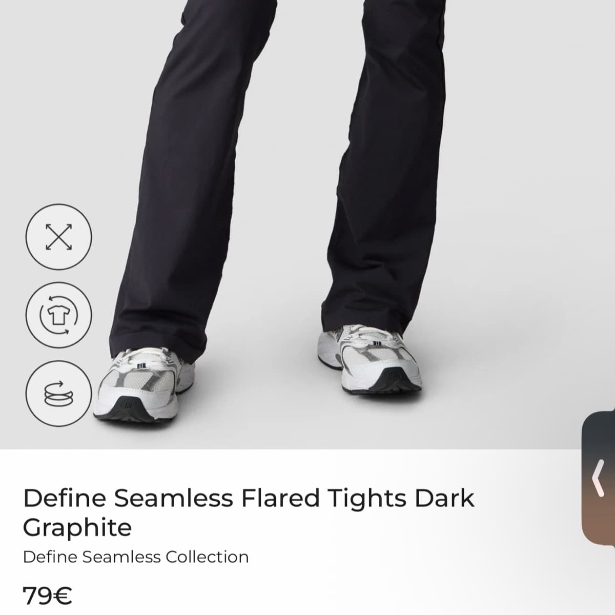 ICIW Define Seamless flared buxur