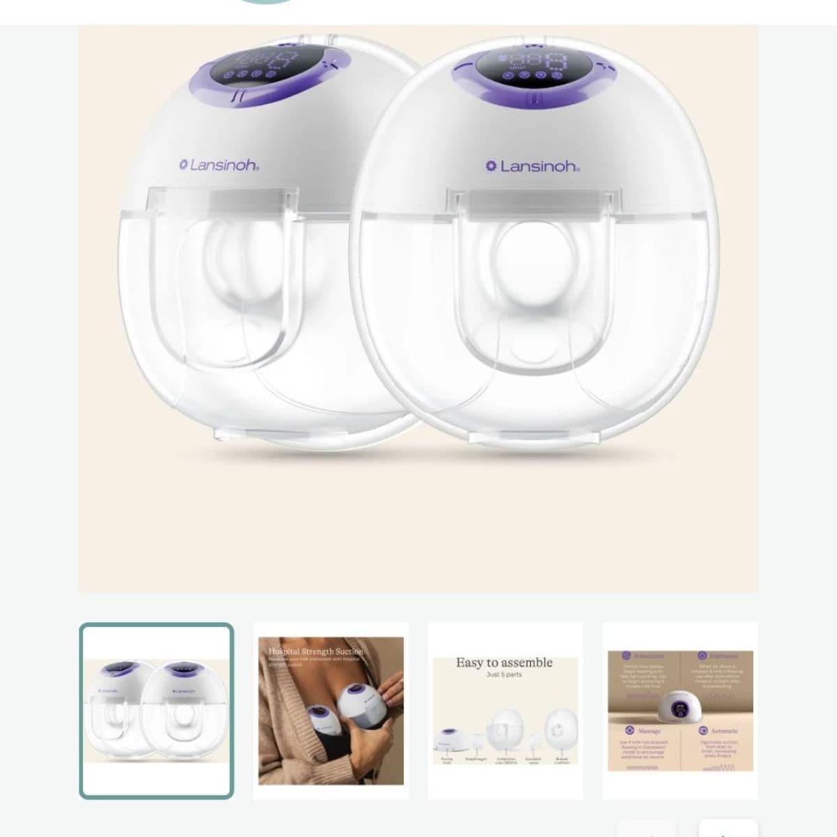 Lansinoh Wearable brjóstadæla