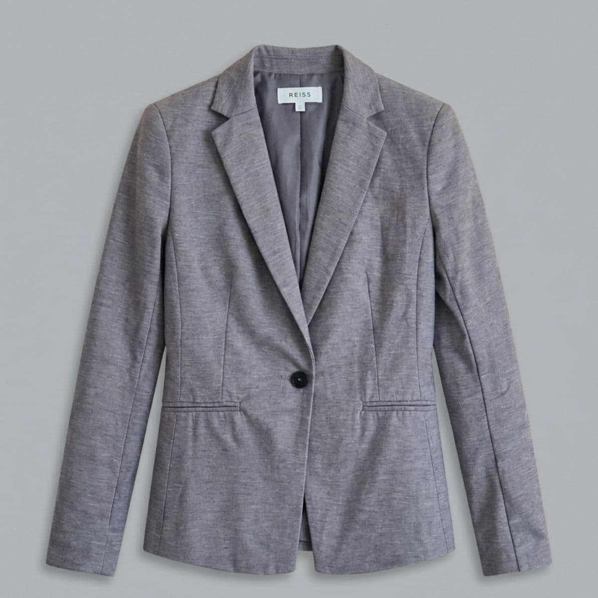 Women's Classic Slate Grey Tailored Blazer
