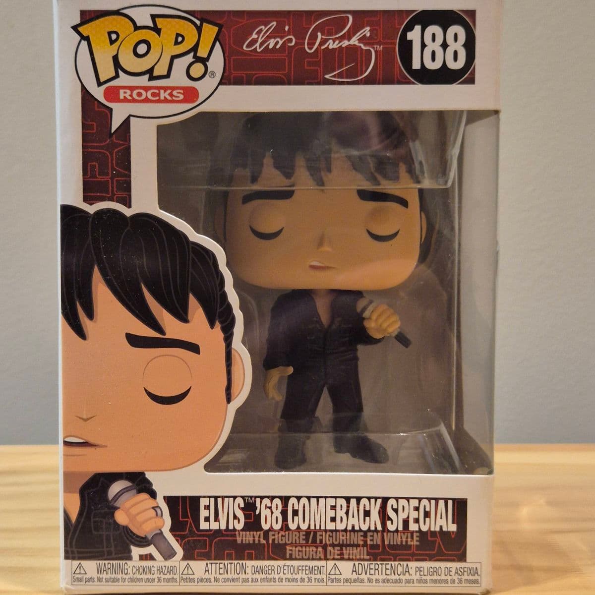 Funko Pop! Elvis Presley '68 Comeback Special