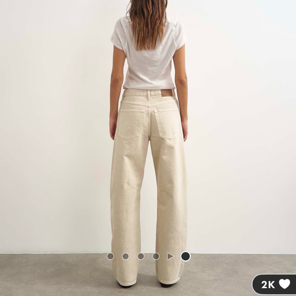 Topshop barrel buxur