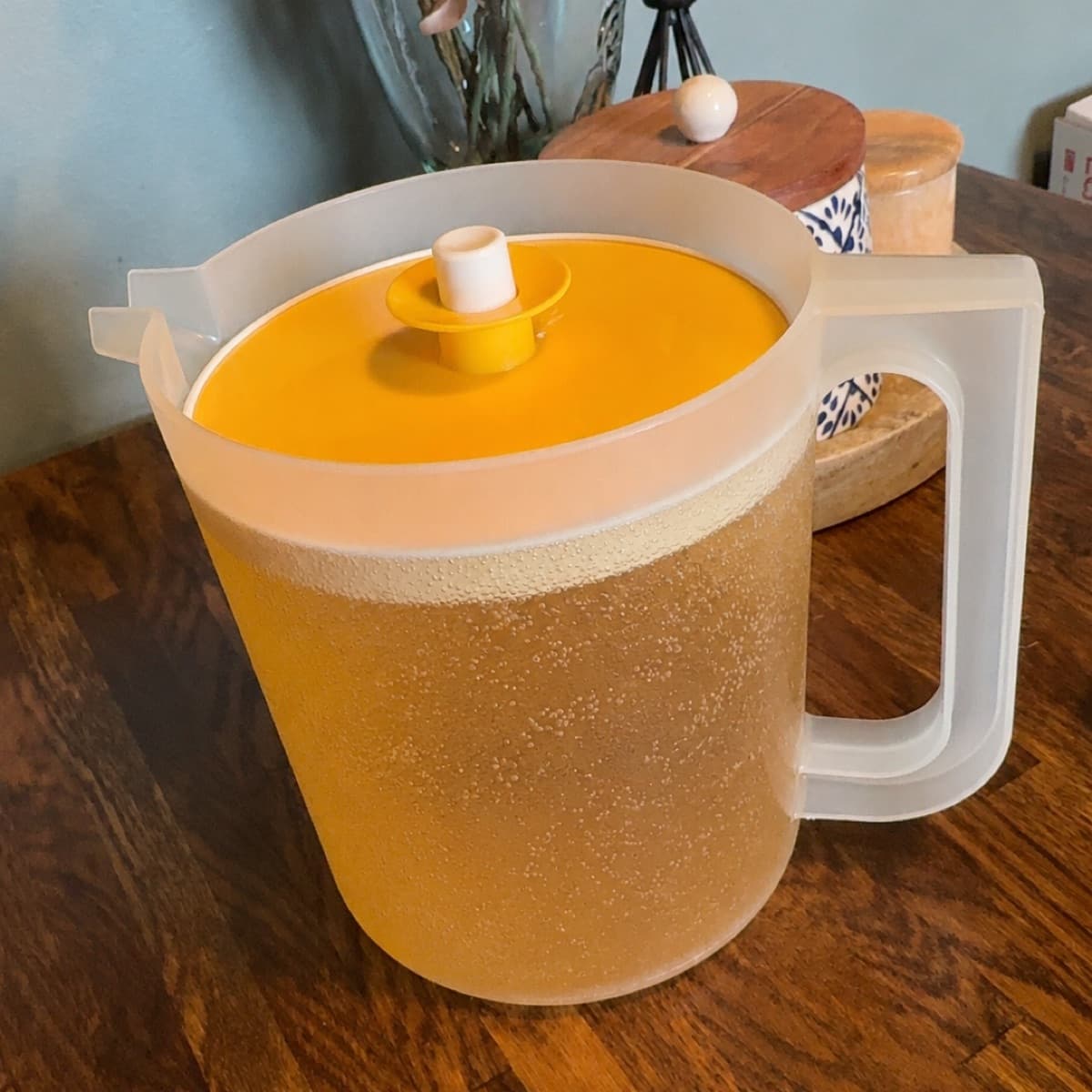 Tupperware kanna og grænmetisgeymsla